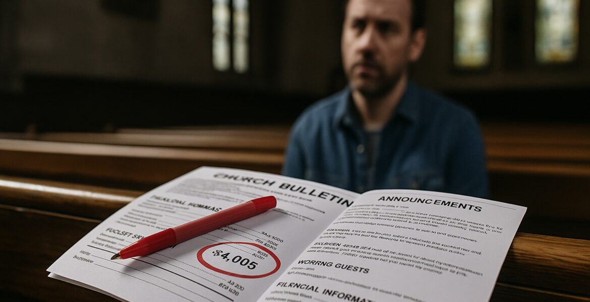 Your Church Bulletin May Be Your "Best" Donation Repellent!