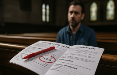 Your Church Bulletin May Be Your "Best" Donation Repellent!